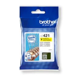 Brother LC421Y - Yellow - original - ink cartridge - for Brother DCP-J1140DW, DCP-J1800DW, MFC-J1010DW, MFC-J1012DW