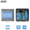 MSI Cubi NUC 1M Intel Core 5 120U Desktop PC, NUC, SFF, Mini Computer, HTPC, (16GB RAM, 512GB Storage, Windows 11 PRO), Intel Graphics/DDR5/Dual ThunderBolt 4/Dual HDMI/Dual LAN/WiFi 6E/BT 5.3/VESA thumbnail 2
