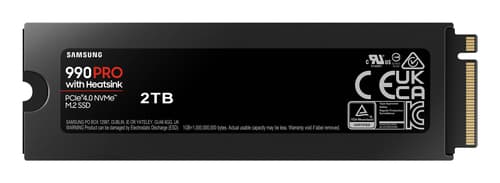 990 Pro M.2 NVMe 2TB+heatsink — view 3