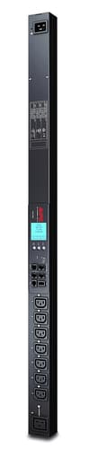 Rack PDU 2G, Switched, ZeroU, 20A/208V, 16A/230V, (7) C13 & (1) C19 — view 1