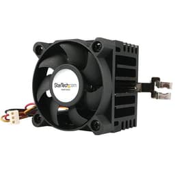 StarTech.com 50mmx50mmx41mm Socket 7/370 CPU Cooler Fan w/ Heatsink and TX3 and LP4 (FANP1003LD) - Processor cooler - (for: Socket 370, Socket 7) - aluminium - 50 mm - black