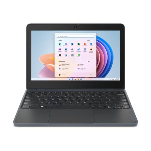 Lenovo 100w Gen 4 82VK - Intel N-series - N100 / up to 3.4 GHz - Win 11 Pro - UHD Graphics - 4 GB RAM - 128 GB SSD NVMe - 11.6" TN 1366 x 768 (HD) - Wi-Fi 6 - slate grey - kbd: UK