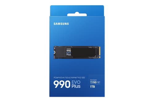 Samsung 990 EVO Plus MZ-V9S1T0 - SSD - encrypted - 1 TB - internal - M.2 2280 - PCIe 5.0 x2 (NVMe) - 256-bit AES - TCG Opal Encryption 2.0 — view 6