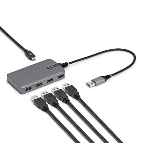 StarTech.com - Hub - 4 x USB 3.2 Gen 1 + 1 x USB-C + 1 x USB-A 3.2 Gen 1 - desktop