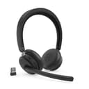 Lenovo 6550 - Headset - on-ear - Bluetooth - wireless - active noise cancelling - black - Certified for Microsoft Teams thumbnail 4