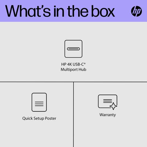 HP 4K USB-C MULTIPORT HUB — view 5