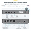 Triple-Monitor USB-C Dock 140W PD thumbnail 2