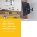 Vogel's M-series MA3030 (C1) - Mounting kit (wall mount) - turn - for LCD TV - universal - metal - black - screen size: 32"-55" thumbnail 4