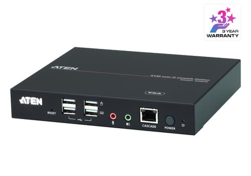 ATEN VGA KVM over IP Console Station KA8270 - KVM / audio extender - VGA - USB - 0U — view 1