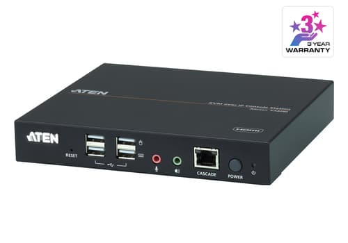ATEN HDMI KVM over IP Console Station KA8280 - KVM / audio extender - USB - 0U