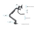 *Non Cancellable/Non Returnable (NCNR)* VESA GAS LIFT ARM DUO CROSSBAR thumbnail 17