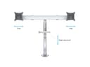 *Non Cancellable/Non Returnable (NCNR)* GAS LIFT ARM W. DUO CROSSBAR 2 SIL thumbnail 1