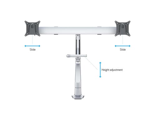 *Non Cancellable/Non Returnable (NCNR)* GAS LIFT ARM W. DUO CROSSBAR 2 SIL — image 1