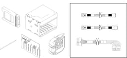 Lenovo 3.5" - Server 4-port SATA/SAS backplane - for ThinkSystem ST250 (3.5")