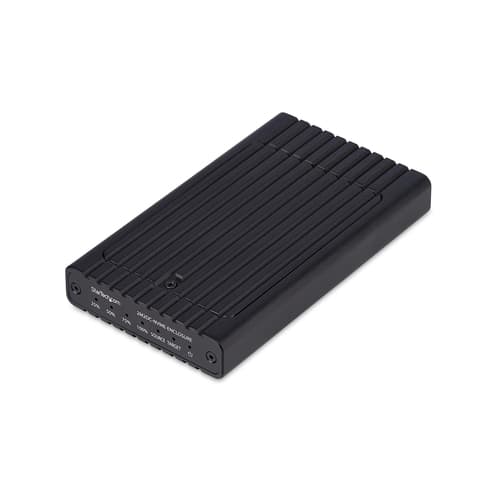 StarTech.com Dual-Bay M.2 NVMe Enclosure and Standalone Duplicator/Cloner - Storage enclosure / solid state drive duplicator - 2 bays (PCIe (NVMe)) - TAA Compliant