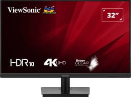 ViewSonic VA3208-4K-HD - LED monitor - 32" (31.5" viewable) - 3840 x 2160 4K @ 60 Hz - VA - 300 cd/m� - 3000:1 - HDR10 - 4 ms - 2xHDMI, DisplayPort