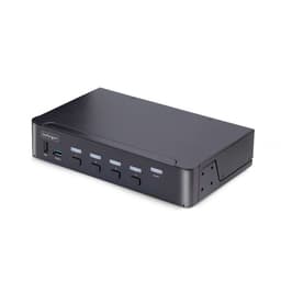 StarTech.com 4-Port DisplayPort 1.4 KVM Switch, 8K 60Hz / 4K 144Hz, 2x USB 3.0 Ports, 4x USB 2.0 Ports, Hotkey Switching, TAA Compliant (D86A2-4-PORT-8K-KVM) - KVM / audio / USB switch - 4 x KVM / audio / USB - 1 local user - desktop - TAA Compliant