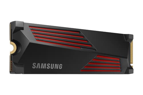 Samsung 990 PRO MZ-V9P4T0GW - SSD - encrypted - 4 TB - internal - M.2 2280 - PCIe 4.0 x4 (NVMe) - 256-bit AES - TCG Opal Encryption 2.0 - integrated heatsink — view 6