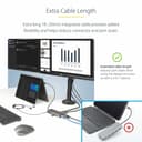 StarTech.com USB-C Triple-Monitor Multiport Adapter, HDMI/DP/Card Reader - Docking station - USB-C 3.2 Gen 1 / Thunderbolt 3 / Thunderbolt 4 - HDMI, 2 x DP - 1GbE thumbnail 6
