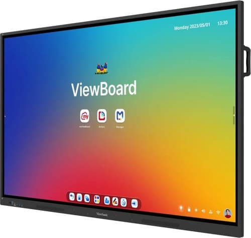 ViewSonic ViewBoard IFP6534 - 65" Diagonal Class IFP34 Series LED-backlit LCD display - interactive - with touchscreen (multi touch) / optional slot-in PC capability - Android - 4K UHD (2160p) 3840 x 2160 - Direct LED — view 5