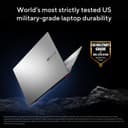 ASUS Vivobook Go 15 E1504GA-NJ570WS - 180-degree hinge design - Intel N-series - N100 / up to 3.4 GHz - Win 11 Home in S mode - UHD Graphics - 4 GB RAM - 128 GB SSD UFS 2.1 - 15.6" 1920 x 1080 (Full HD) - Wi-Fi 6E, Bluetooth - cool silver