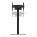 Neomounts MOVE Height Adjustable Display Stand - 37"" (93.98 cm) to 75"" (190.50 cm) Screen Support - 70 kg Load Capacity - 178.50 cm (70.28"") Height x 86.50 cm (34.06"") Width x 70 cm (27.56"") Depth - Floor - Steel - Black - For Display Screen - Lockable, Ventilated thumbnail 4
