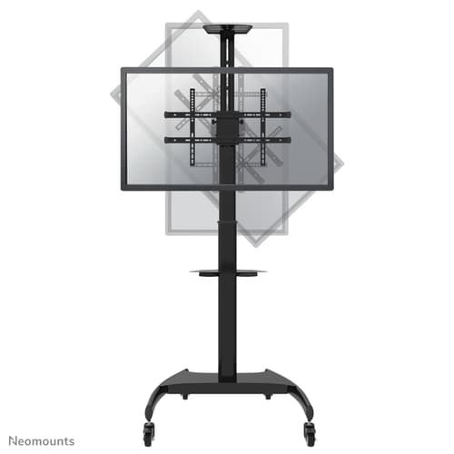 Neomounts PLASMA-M1900E - Cart - for flat panel / AV equipment - black - screen size: 37"-70" — view 1