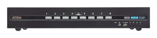 8P USB Single DVI PP4 Secu KVM CAC