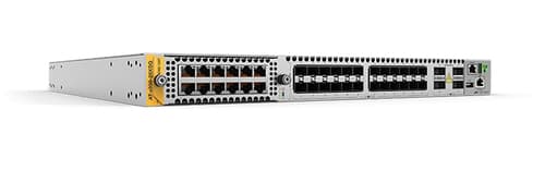 Allied Telesis AT X950-28XSQ - Switch - L3 - Managed - 24 x 1 Gigabit / 10 Gigabit SFP / SFP+ + 4 x 40/100 Gigabit QSFP+ / QSFP28 - rack-mountable — view 1