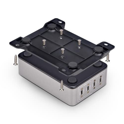 StarTech.com 4-Port USB-C Charger, 240W Total, Single Port 140W EPR - Power adapter - with surface mount bracket - 240 Watt - 5 A - Power Delivery 3.1 - 4 output connectors (24 pin USB-C) — view 7
