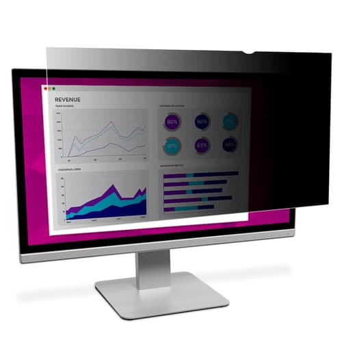 3M High Clarity Privacy Filter - Display privacy filter - 27" - black