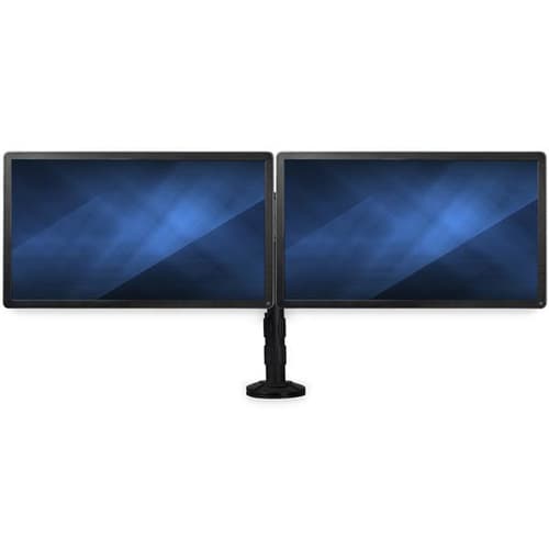 StarTech.com Dual Monitor Mount - Supports Monitors 13" to 27" - Adjustable - Desk Clamp or Grommet-Hole Desk Mount for Dual VESA Monitors - Black (ARMBARDUOG) - Stand - for 2 monitors - plastic, aluminium, steel - black - screen size: 13"-27" - grommet, desk-mountable