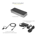 StarTech.com USB-C & USB-A Dock, Hybrid Universal Laptop Docking Station with 100W Power Delivery, Dual Monitor 4K 60Hz HDMI & DisplayPort, 4x USB 3.1 Gen 1 Hub, Gigabit Ethernet (GbE) - Hybrid USB Type-C Dock (DK30C2DPEPUE) - Docking station - USB-C - 2 x HDMI, 2 x DP - 1GbE - 170 Watt