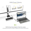 StarTech.com USB-C & USB-A Dock, Hybrid Universal Laptop Docking Station with 100W Power Delivery, Dual Monitor 4K 60Hz HDMI & DisplayPort, 4x USB 3.1 Gen 1 Hub, Gigabit Ethernet (GbE) - Hybrid USB Type-C Dock (DK30C2DPEPUE) - Docking station - USB-C - 2 x HDMI, 2 x DP - 1GbE - 170 Watt