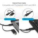 StarTech.com USB-C & USB-A Dock, Hybrid Universal Laptop Docking Station with 100W Power Delivery, Dual Monitor 4K 60Hz HDMI & DisplayPort, 4x USB 3.1 Gen 1 Hub, Gigabit Ethernet (GbE) - Hybrid USB Type-C Dock (DK30C2DPEPUE) - Docking station - USB-C - 2 x HDMI, 2 x DP - 1GbE - 170 Watt