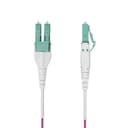 StarTech.com 20m (66ft) LC/LC (UPC) OM4 Multimode Fiber Optic Cable, OFNR - Patch cable - LC/UPC duplex multi-mode (M) to LC/UPC duplex multi-mode (M) - 20 m - 1.6 mm - fibre optic - duplex - 50 / 125 micron - OM4 - OFNR - jumper - erika violet thumbnail 2