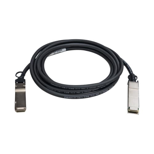 QNAP CAB-NIC40G30M-QSFP - 40GBase direct attach cable - QSFP+ to QSFP+ - 3 m - twinaxial — view 1