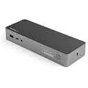 StarTech.com USB-C & USB-A Dock, Hybrid Universal Laptop Docking Station with 100W Power Delivery, Dual Monitor 4K 60Hz HDMI & DisplayPort, 4x USB 3.1 Gen 1 Hub, Gigabit Ethernet (GbE) - Hybrid USB Type-C Dock (DK30C2DPEPUE) - Docking station - USB-C - 2 x HDMI, 2 x DP - 1GbE - 170 Watt