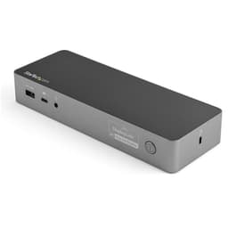 StarTech.com USB-C & USB-A Dock, Hybrid Universal Laptop Docking Station with 100W Power Delivery, Dual Monitor 4K 60Hz HDMI & DisplayPort, 4x USB 3.1 Gen 1 Hub, Gigabit Ethernet (GbE) - Hybrid USB Type-C Dock (DK30C2DPEPUE) - Docking station - USB-C - 2 x HDMI, 2 x DP - 1GbE - 170 Watt