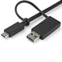 StarTech.com USB-C & USB-A Dock, Hybrid Universal Laptop Docking Station with Dual Monitor Display 4K 60Hz HDMI & DisplayPort, 60W Power Delivery, Gigabit Ethernet, Windows, Mac Chrome