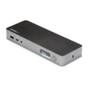 StarTech.com USB-C & USB-A Dock, Hybrid Universal Laptop Docking Station with Dual Monitor Display 4K 60Hz HDMI & DisplayPort, 60W Power Delivery, Gigabit Ethernet, Windows, Mac Chrome