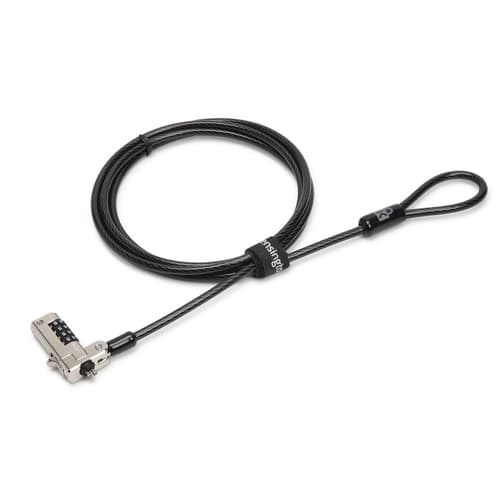 Kensington N17 Serialized Combination Cable Lock for Dell Devices with Wedge Slots - 25 Pack - Security cable lock (pack of 25) — view 1