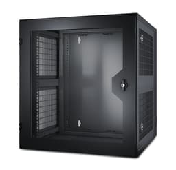 NetShelter WX 13U w/Threaded Hole Vertical Mounting Rail Vented Front Door Black*** SPECIAL DELIVERY - SHIPS DIRECT FROM VENDOR - INFORMATION REQUIRED - CALL SALES FOR COST**