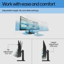 HP P34hc G4 - P-Series - LED monitor - curved - 34" - 3440 x 1440 WQHD @ 60 Hz - VA - 250 cd/m� - 3500:1 - 5 ms - HDMI, DisplayPort, USB-C - speakers - black thumbnail 17