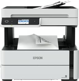 Epson EcoTank ET-M3140 ET M3140 ETM3140 3140 - Multifunction printer - B/W - ink-jet - A4/Legal (media) - up to 17 ppm (copying) - up to 9 ppm (printing) - 250 sheets - 33.6 Kbps - USB 2.0
