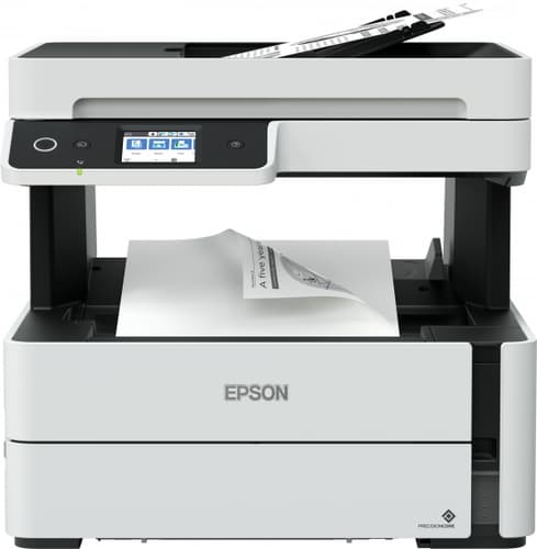 Epson EcoTank ET-M3140 ET M3140 ETM3140 3140 - Multifunction printer - B/W - ink-jet - A4/Legal (media) - up to 17 ppm (copying) - up to 9 ppm (printing) - 250 sheets - 33.6 Kbps - USB 2.0