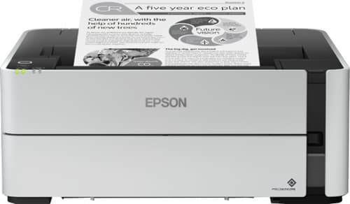 Epson EcoTank ET-M1180 ET M1180 ETM1180 1180 - Printer - B/W - Duplex - ink-jet - refillable - A4/Legal - 1200 x 2400 dpi - up to 20 ppm - capacity: 250 sheets - USB 2.0, LAN
