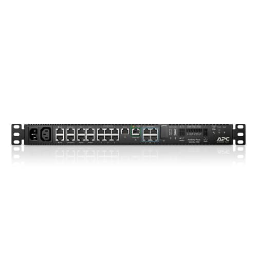 APC NetBotz Rack Monitor 750 - Environment monitoring device - 1GbE - 1U - rack-mountable - for P/N: SMTL1000RMI2UC, SMX1000C, SMX1500RM2UC, SMX1500RM2UCNC, SMX750C, SMX750CNC — view 3