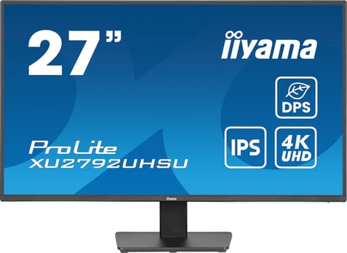 iiyama ProLite XU2792UHSU-B6 - LED monitor - 27" - 3840 x 2160 4K @ 60 Hz - IPS - 350 cd/m� - 1300:1 - 4 ms - HDMI, DisplayPort, USB-C - speakers - matte black