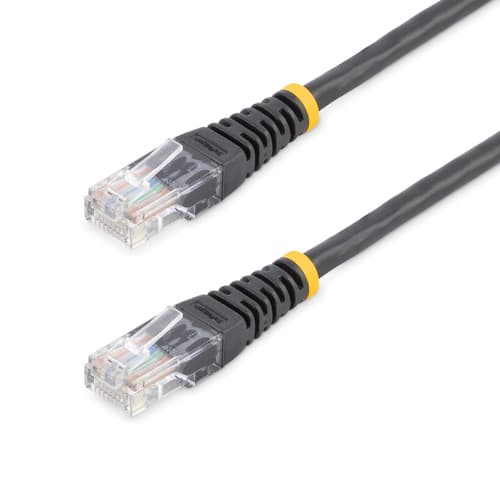 STARTECH 3 FT BLACK MOLDED CAT 5 RJ4